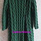Coat knitted 'Charming braids ', Coats, Penza,  Фото №1