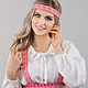 Блуза льняная белая на завязках, Блузки, Омск,  Фото №1