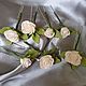 Шпильки с розами из фоамирана, Свадебные аксессуары, Тверь,  Фото №1
