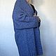 Заказать Вязаный кардиган из альпаки. JULYWOOL// Юлия. Ярмарка Мастеров. . Кардиганы Фото №3