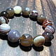 Botswana agate Bracelet 'Patterns of Nature'. Bead bracelet. Beautiful gifts for the good people (Alura-lights). My Livemaster. Фото №4