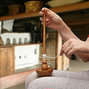 Материалы для творчества handmade. Livemaster - original item Wooden Spindle base foot Siberian Elm #B40. Handmade.