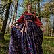 Сарафанный комплект с платком и поясом, Народные костюмы, Кострома,  Фото №1