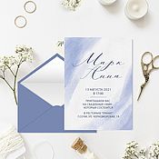 Свадебный салон handmade. Livemaster - original item Wedding invitations. Development of the layout of invitations for printing. Handmade.