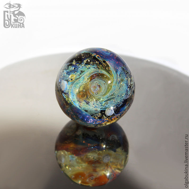 Glass ball Van Gogh. Universe Stars Space Sphere Gold Meditation Black, Kaleidoscopes, Moscow,  Фото №1