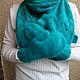 Набор: палантин шарф и варежки из пуха норки ручной работы. Шарфы. Anna-ignasheva. Интернет-магазин Ярмарка Мастеров.  Фото №2