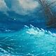 Картина маслом «Море, шторм 2». Картины. Татьяна Егорова. Ярмарка Мастеров.  Фото №4
