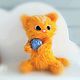 Игрушка кошка, котик, рыжий котенок. Амигуруми куклы и игрушки. Игрушки  от Натальи  Малыши для души. Ярмарка Мастеров.  Фото №7