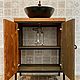 Cabinet under the sink in the Loft style (project g. Ivanovo). Furniture for baths. uloft. My Livemaster. Фото №6