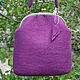 Сумка из войлока "Фиолетовая радость", Классическая сумка, Лиски,  Фото №1
