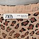 Винтаж: Топ Zara, майка, безрукавка леопардовая. Топы винтажные. DemyYa красота в каждой петельке!. Интернет-магазин Ярмарка Мастеров.  Фото №2