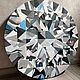 Картина на холсте подрамнике круглом «DIAMONDS», Картины, Астрахань,  Фото №1