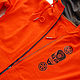 Order Orange hoodie, bright men's hoodie with zipper. Lara (EnigmaStyle). Livemaster. . Sweatshirts for men Фото №3