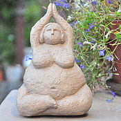 Дача и сад handmade. Livemaster - original item Ideal forms No. №11 figurine of a woman yoga pose abstraction. Handmade.