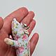 Order Brooch Kitty. Gift for girlfriend. olakra. Livemaster. . Brooches Фото №3
