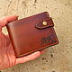 Order wallet leather engraved. Marik Leather Craft. Livemaster. . Wallets Фото №3