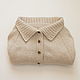 Order White cardigan with pockets jacket knitted raglan No. №22. SolarisArtis. Livemaster. . Cardigans Фото №3
