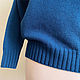 Свитер оверсайз "Петроль", кашемир+ меринос. Свитеры. FAVORITE KNITWEAR (Наталья). Интернет-магазин Ярмарка Мастеров.  Фото №2