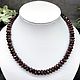 Necklace / beads natural garnet with cut. Beads2. naturalkavni. My Livemaster. Фото №4