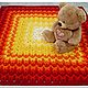 Разноцветный вязаный ковер ручной работы из шнура Италия-2. Ковры. ковры вязаные Натальи Зубовой (kovrik-makrame). Ярмарка Мастеров.  Фото №4