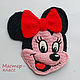 Order Crochet applique pattern. Charming Minnie and Mickey Mouse appliques. InspiredCrochetToys. Livemaster. . Knitting patterns Фото №3