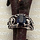 Silver ring with kyanite. Rings. Jewelry of silver and copper. Online shopping on My Livemaster.  Фото №2