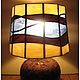 Stained glass lamp G&F. Table lamps. Glass Flowers. My Livemaster. Фото №5
