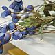 Маленькие голубые цветы. Композиции. Ксения (RoseOfDesires). Ярмарка Мастеров.  Фото №4