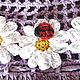 PANAMA 'Daisies on lavender field' cotton. Panama. Gala Devi (crochet design). My Livemaster. Фото №6