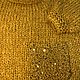  пушинка -Золотой янтарь, размер S-L. Джемперы. Petra-3. Ярмарка Мастеров.  Фото №4