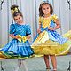 Baby dress 'Yellow and blue in the pea' Art.-040. Childrens Dress. ModSister. My Livemaster. Фото №5
