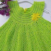 Одежда детская handmade. Livemaster - original item Beautiful dress for the age of 4 - 6 months. Handmade.