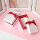 Gift box for a set of jewelry with a bow 5*8 cm, Box1, Ekaterinburg,  Фото №1