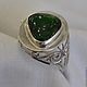Ring with diopside Island of peace, Rings, Irkutsk,  Фото №1