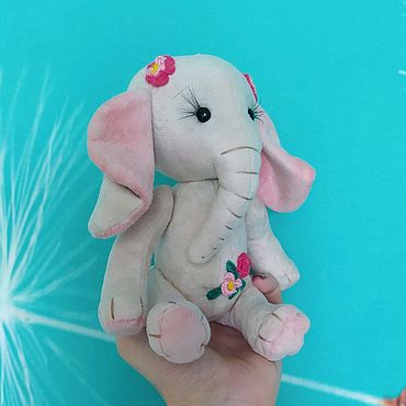 Выкройка игрушки слона в детскую