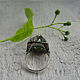 Silver ring with jade. Ring. BOR.N | avtorskoe serebro. Online shopping on My Livemaster.  Фото №2