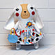 Order Bright dressy dress for girls and toy dog. Little Twins by Yana Vertoprakhova. Livemaster. . Childrens Dress Фото №3