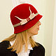 Hat Cloche Bordeaux, Hats1, Moscow,  Фото №1