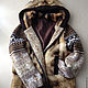 fur jacket with knit sleeves 'Deer'. Outerwear Jackets. Shop Tatiana Panova. My Livemaster. Фото №5
