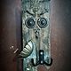 Панно-ключница "Совушка". Вешалки и крючки. Driftwood из сарая (tmsava). Ярмарка Мастеров.  Фото №4