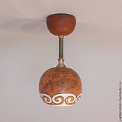 Для дома и интерьера handmade. Livemaster - original item Ceramic ceiling light 