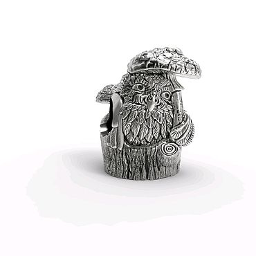 Украшения ручной работы. Ярмарка Мастеров - ручная работа Совенок под грибом. Handmade.