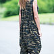 Женский камуфляжный комбинезон из хлопка - JP0356W2. Комбинезоны. EUG FASHION. Интернет-магазин Ярмарка Мастеров.  Фото №2
