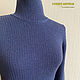 Платье "Синяя дымка", меринос+шелк. Платья. FAVORITE KNITWEAR (Наталья). Ярмарка Мастеров.  Фото №5