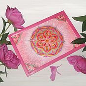 Картины и панно handmade. Livemaster - original item Mandala of love and tenderness. Handmade.