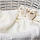 Плед для новорожденного "Ажурный" белый. Пледы. Babytextile. Интернет-магазин Ярмарка Мастеров.  Фото №2