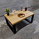 Copy of Industrial style coffee table made of natural wood. Tables. dekor-tseh. My Livemaster. Фото №4