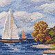 Маяк. Картины. Екатерина. Ярмарка Мастеров.  Фото №6
