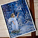 Заказать Wool painting a Christmas tale. Galina Ansiforova (Veschi s dushoyu). Ярмарка Мастеров. . Pictures Фото №3