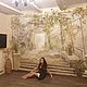 Роспись гостиной Дворик в виноградный лозе, Декор, Москва,  Фото №1